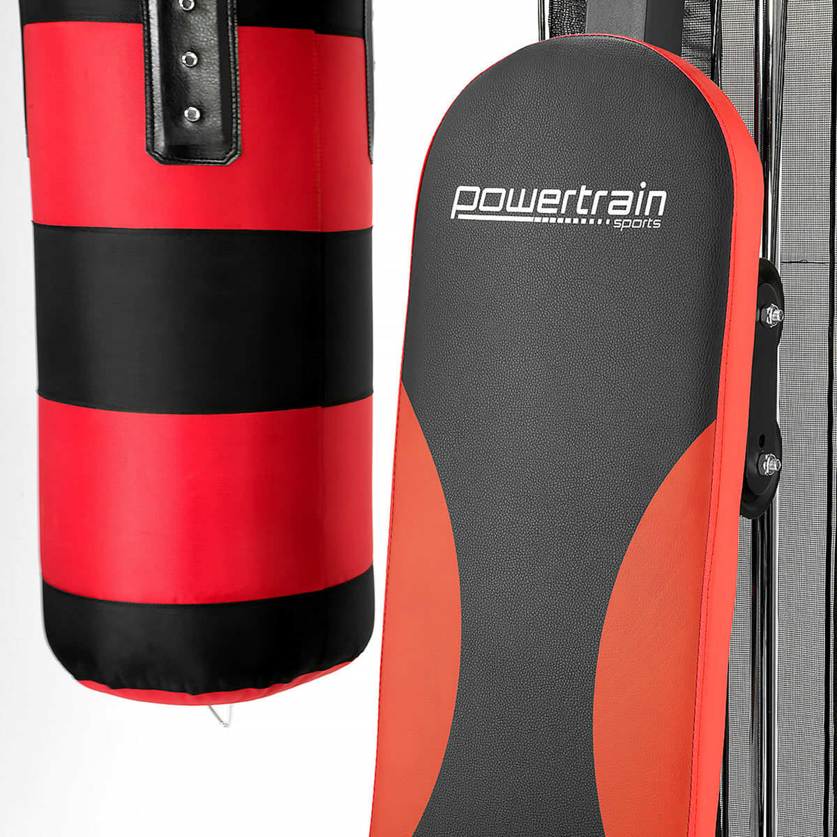 Powertrain Home Gym Multi Station | Boxing Punching Bag Speed Ball