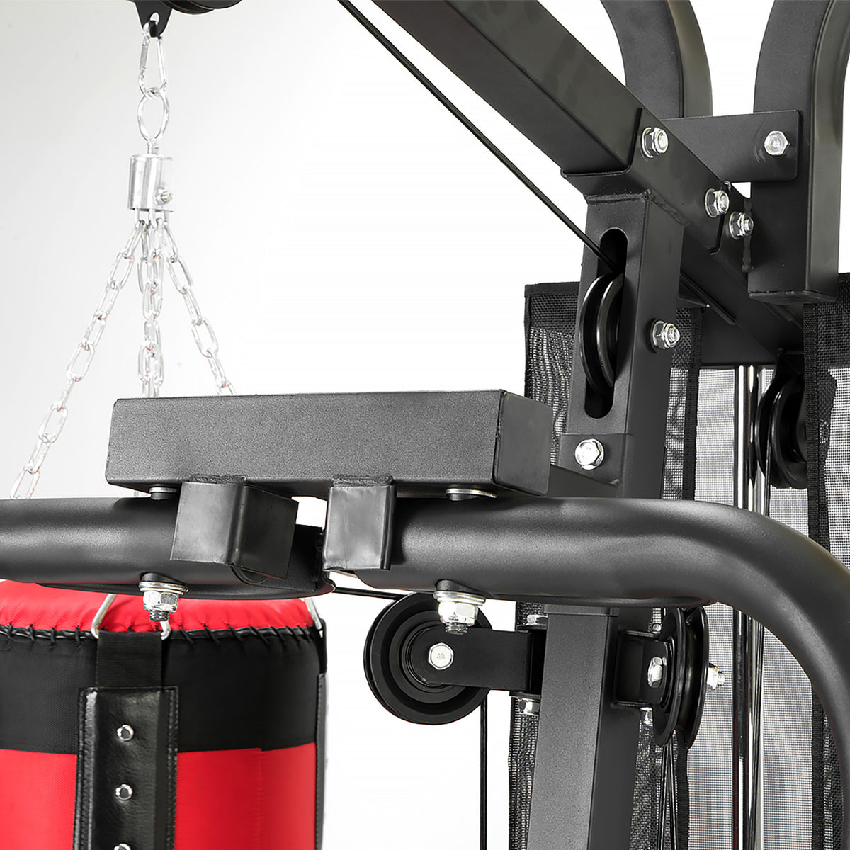 Powertrain Home Gym Multi Station | Boxing Punching Bag Speed Ball