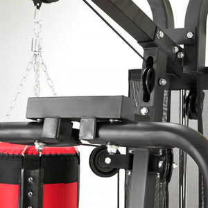 Powertrain Home Gym Multi Station | Boxing Punching Bag Speed Ball