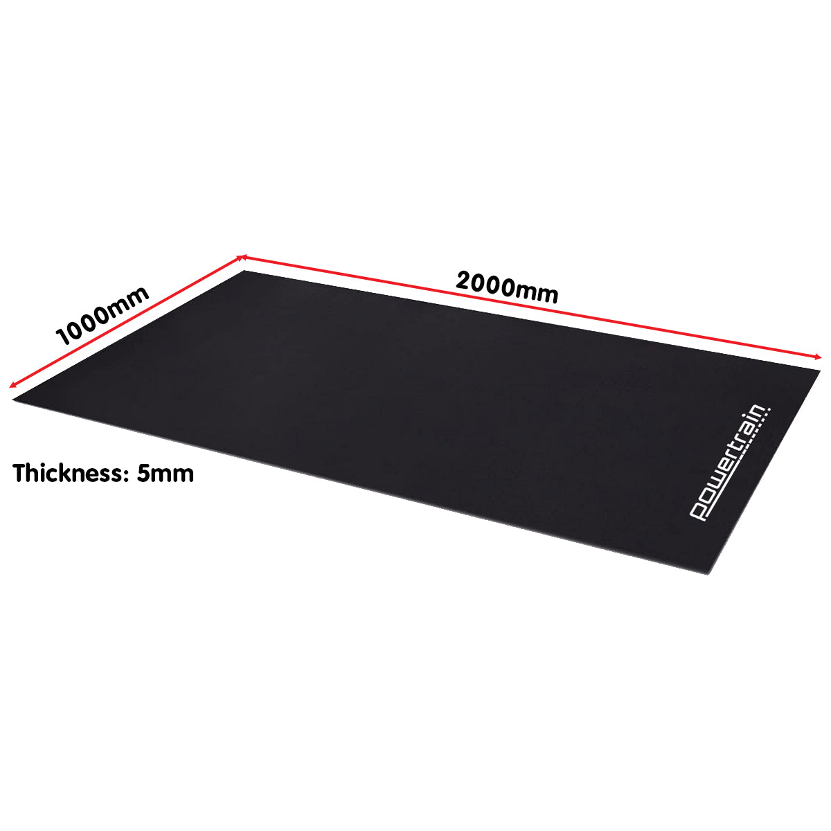 2m Exercise Equipment Mat by Powertrain
