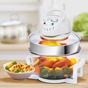 Digital Turbo Convection Oven Electric Cooker Air Fryer | 17L Capacity | 1400w