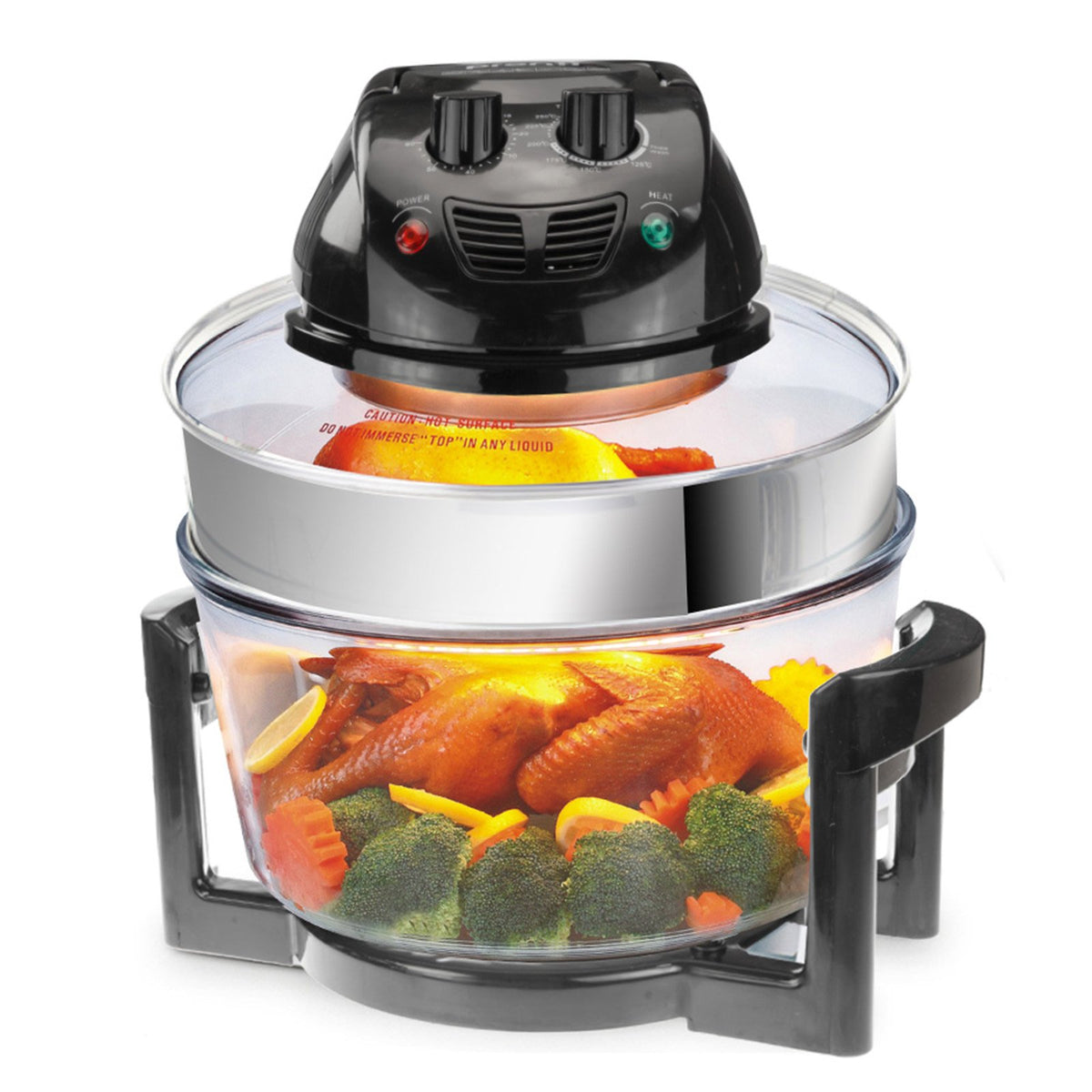Pronti Family Turbo Convection Oven Broiler Cooker 17L - A18 Black