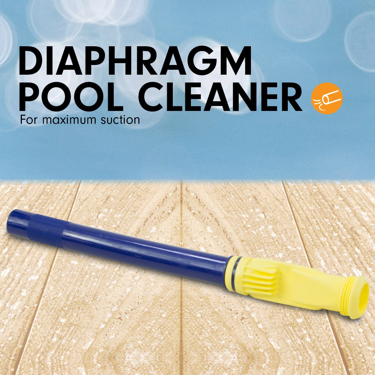 HydroActive Automatic Swimming Pool Vacuum Cleaner | Leaf Eater Diaphragm