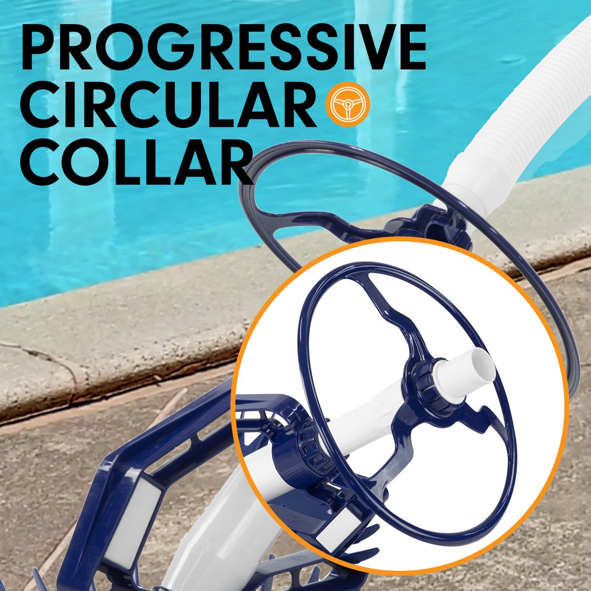 HydroActive Automatic Swimming Pool Vacuum Cleaner | Leaf Eater Diaphragm