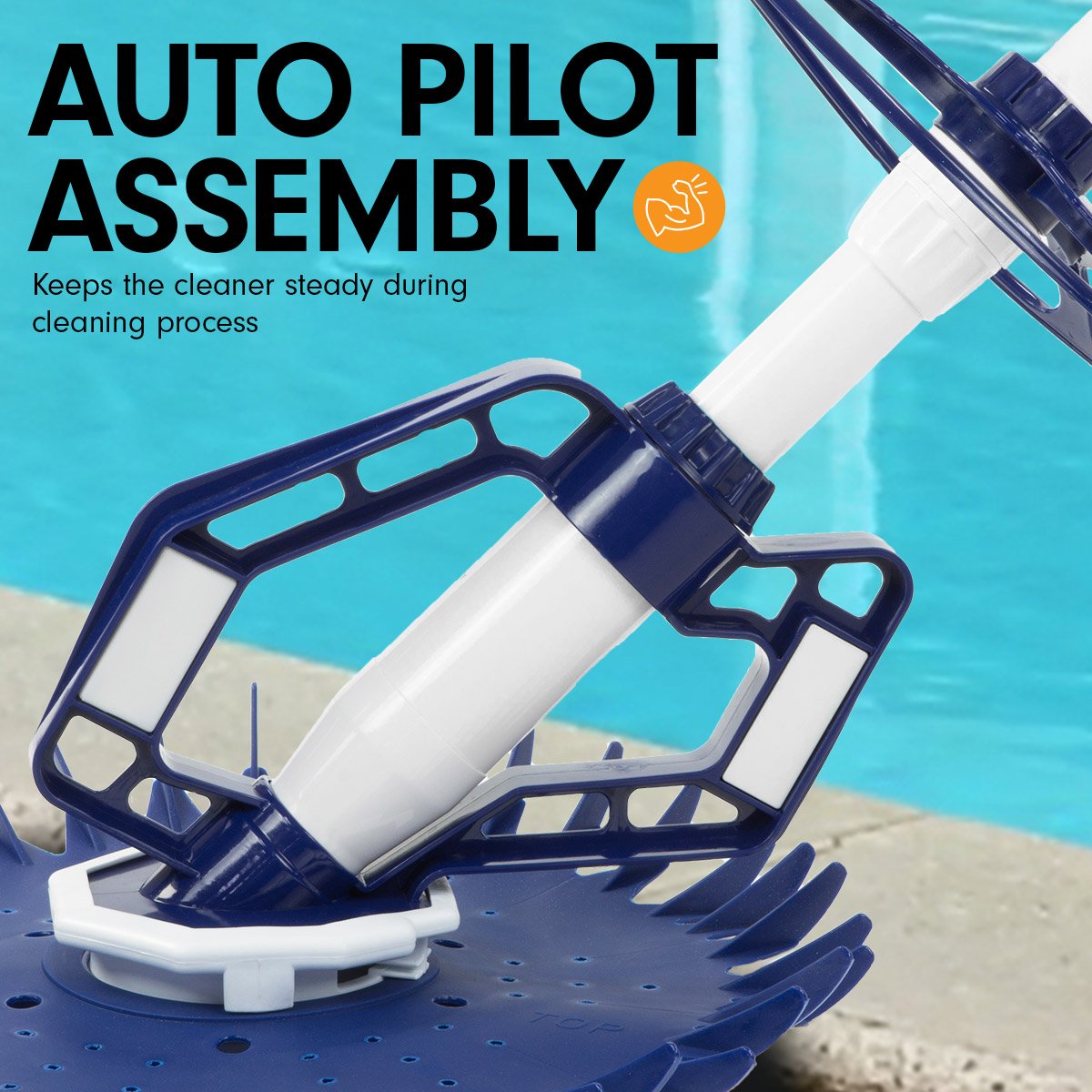 HydroActive Automatic Swimming Pool Vacuum Cleaner | Leaf Eater Diaphragm