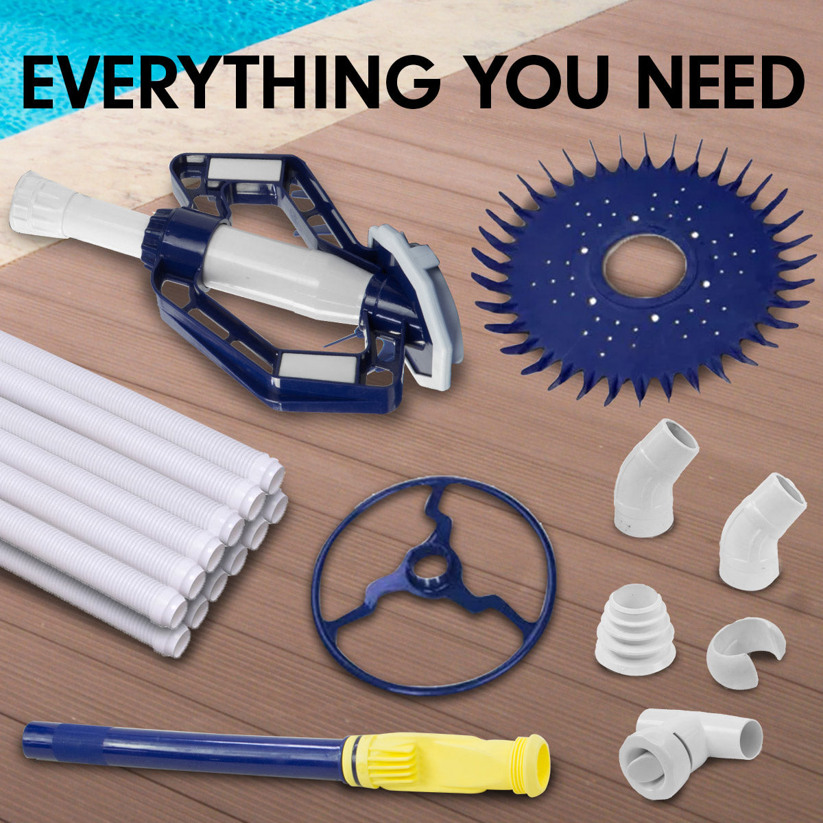 HydroActive Automatic Swimming Pool Vacuum Cleaner | Leaf Eater Diaphragm