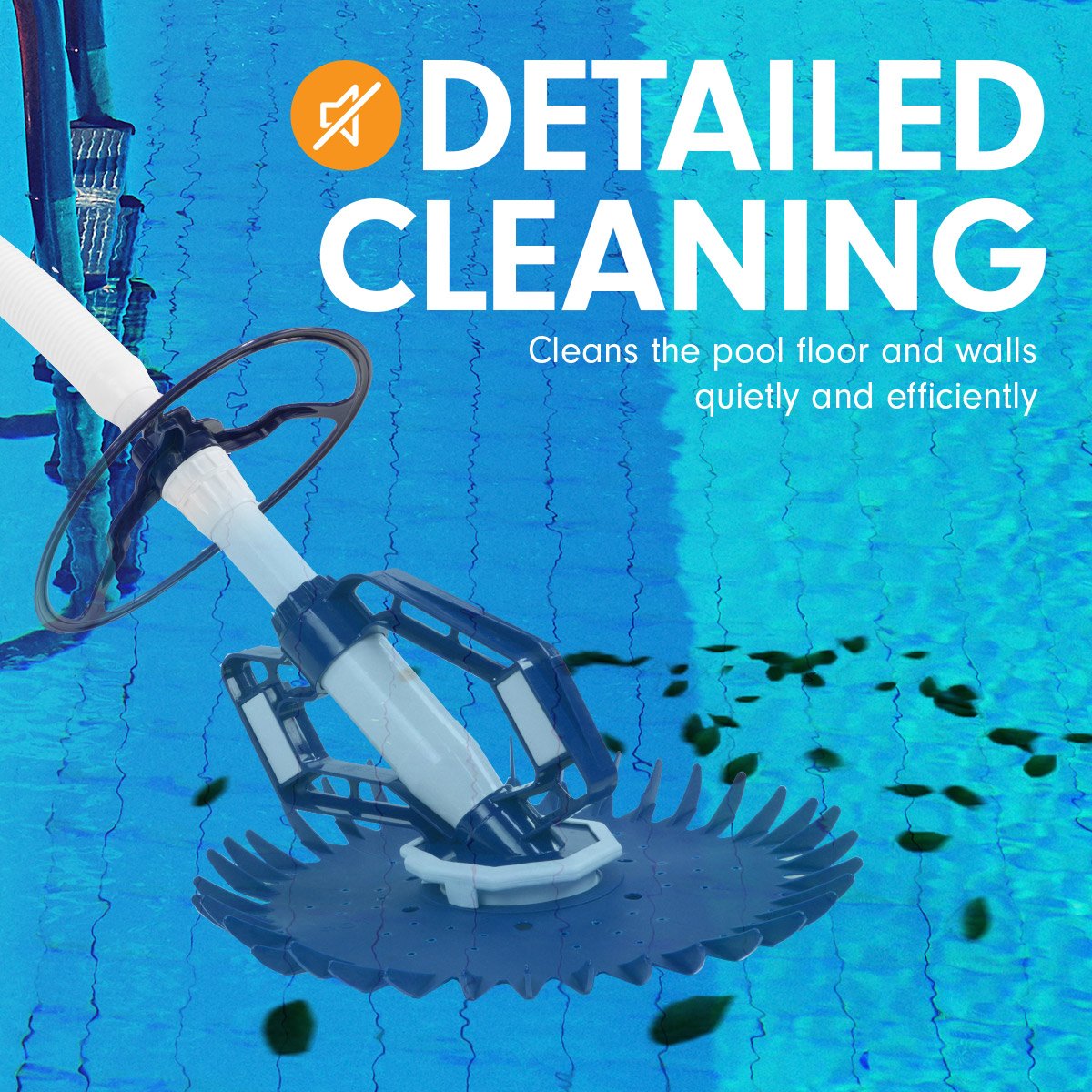 HydroActive Automatic Swimming Pool Vacuum Cleaner | Leaf Eater Diaphragm
