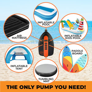 Portable Electric Air Pump | 12V | for Inflatable Paddle Boards