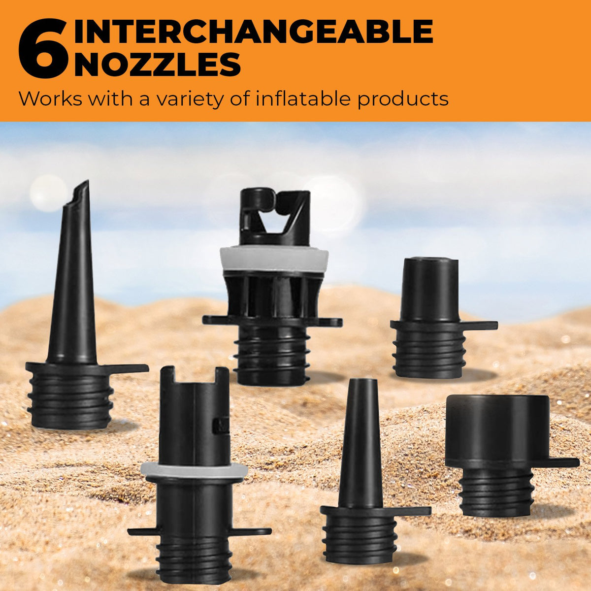 Portable Electric Air Pump | 12V | for Inflatable Paddle Boards