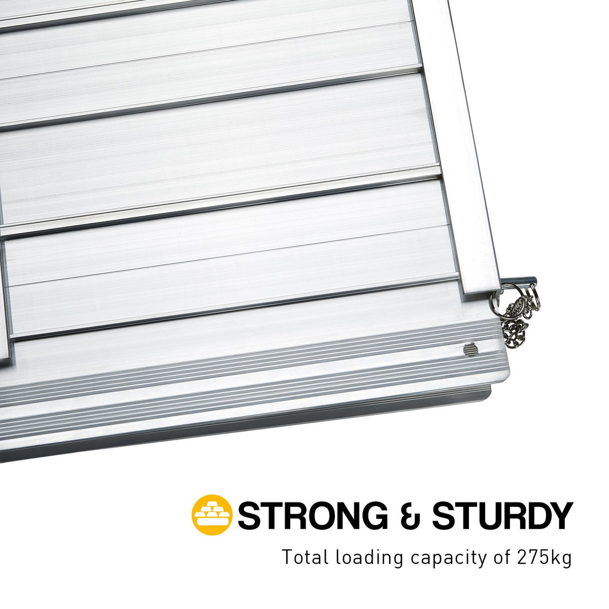 Aluminium Foldable Wheelchair Ramp With Handle - 3ft | Rigg