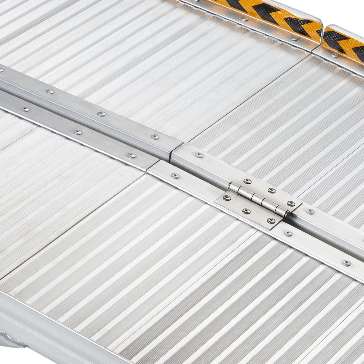 Aluminium Portable Non-slip Wheelchair Ramp - 6ft | Silver | Rigg