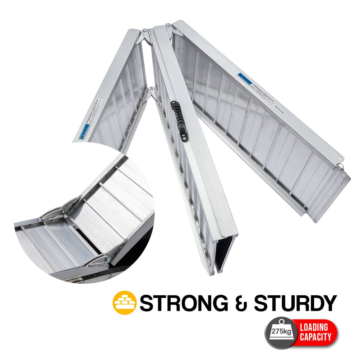 Aluminium Portable Wheelchair Ramp - High-grip R03-5ft | Rigg