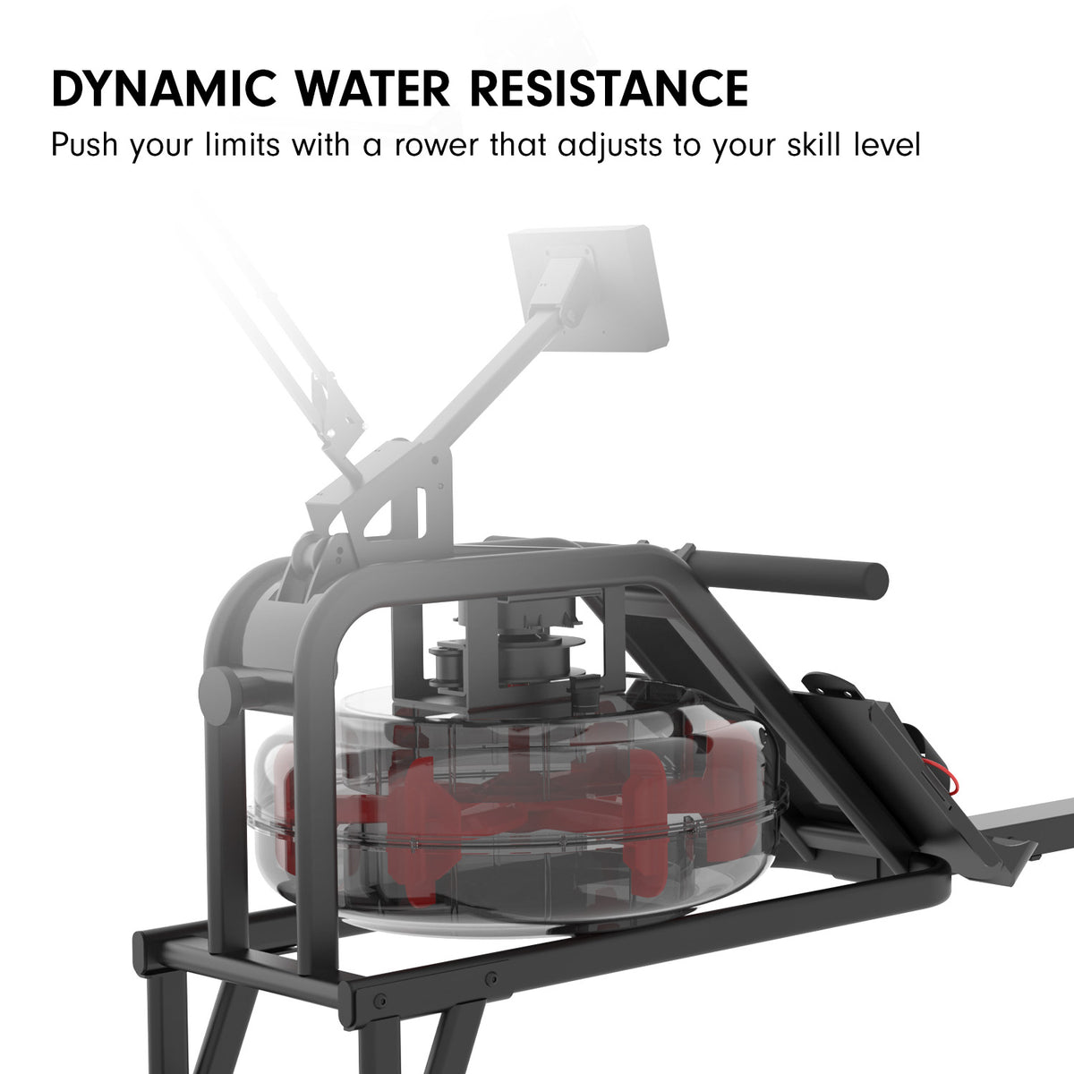 13L Water Resistance Rowing Machine Rower by Powertrain