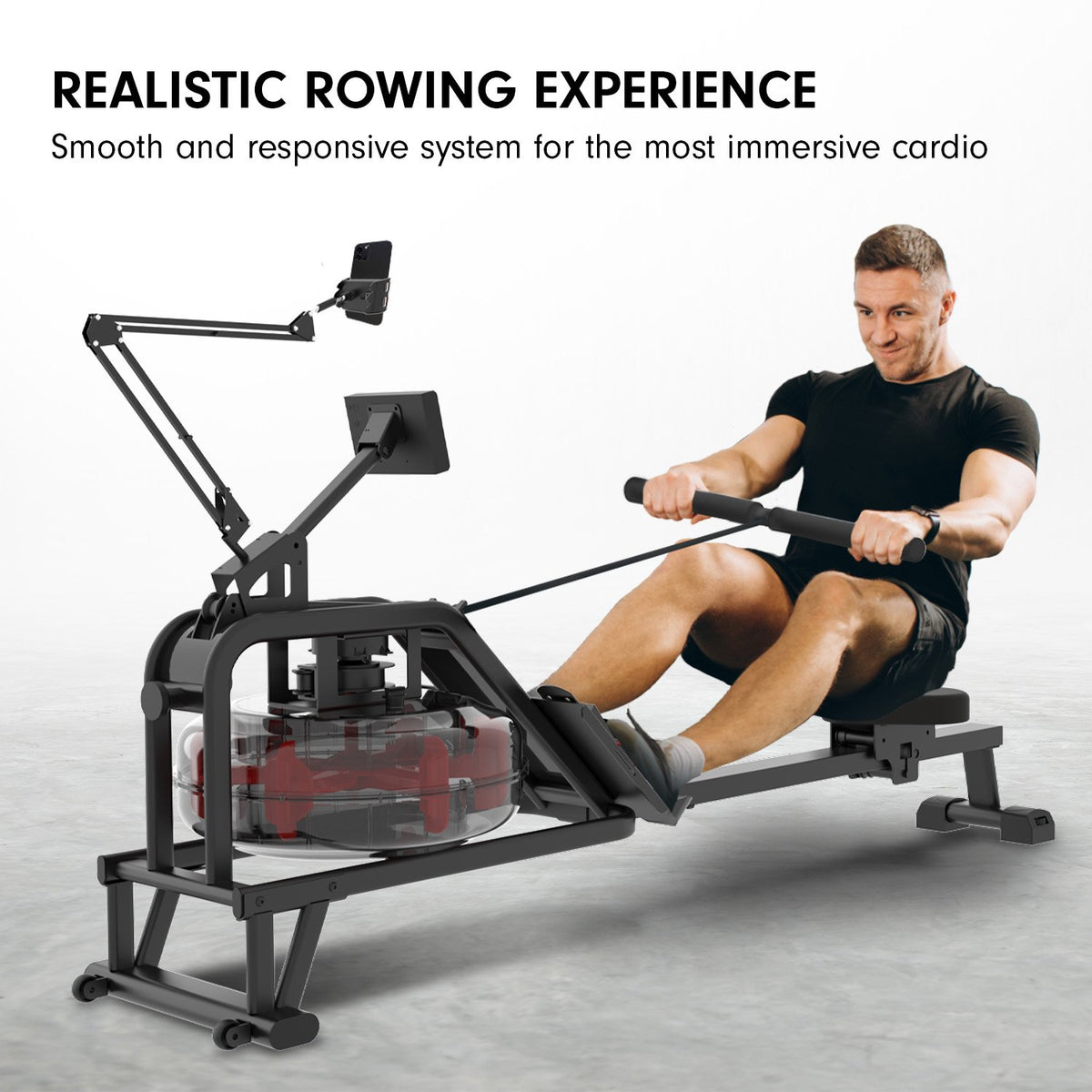 13L Water Resistance Rowing Machine Rower by Powertrain