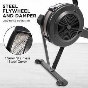 Air Rowing Machine Resistance Rower for Home Gym Cardio