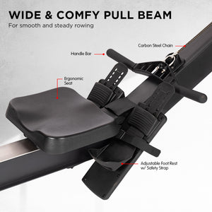Air Rowing Machine Resistance Rower for Home Gym Cardio