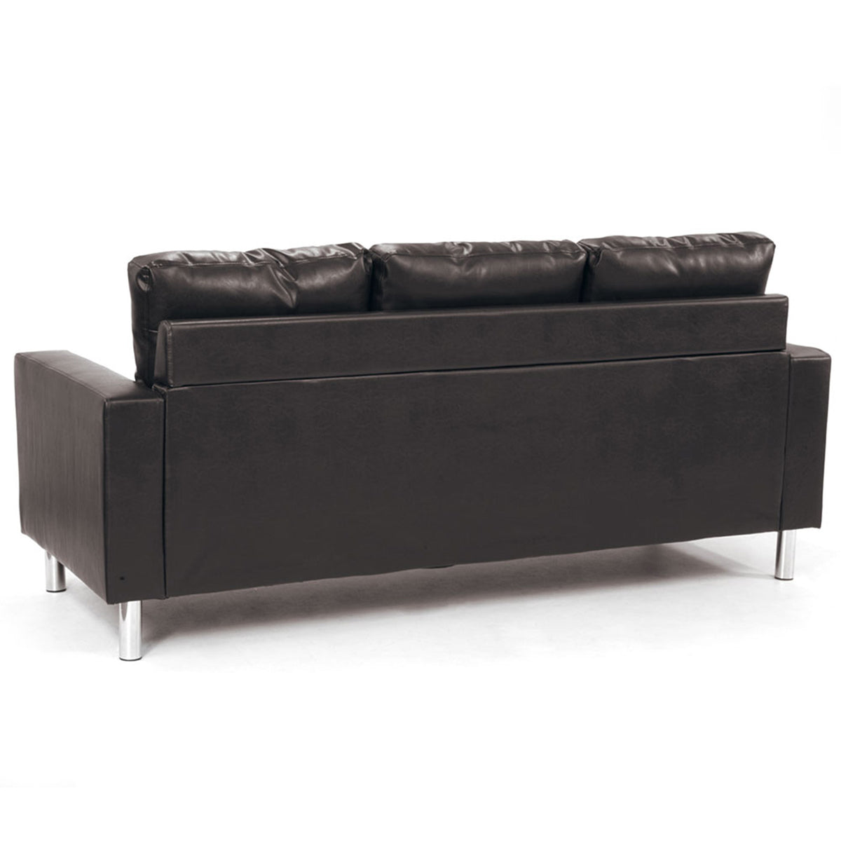 Sarantino Corner Sofa Lounge | Modular | Faux Leather | Brown