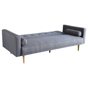 Sarantino Madison Lounge Couch Futon - Dark Grey