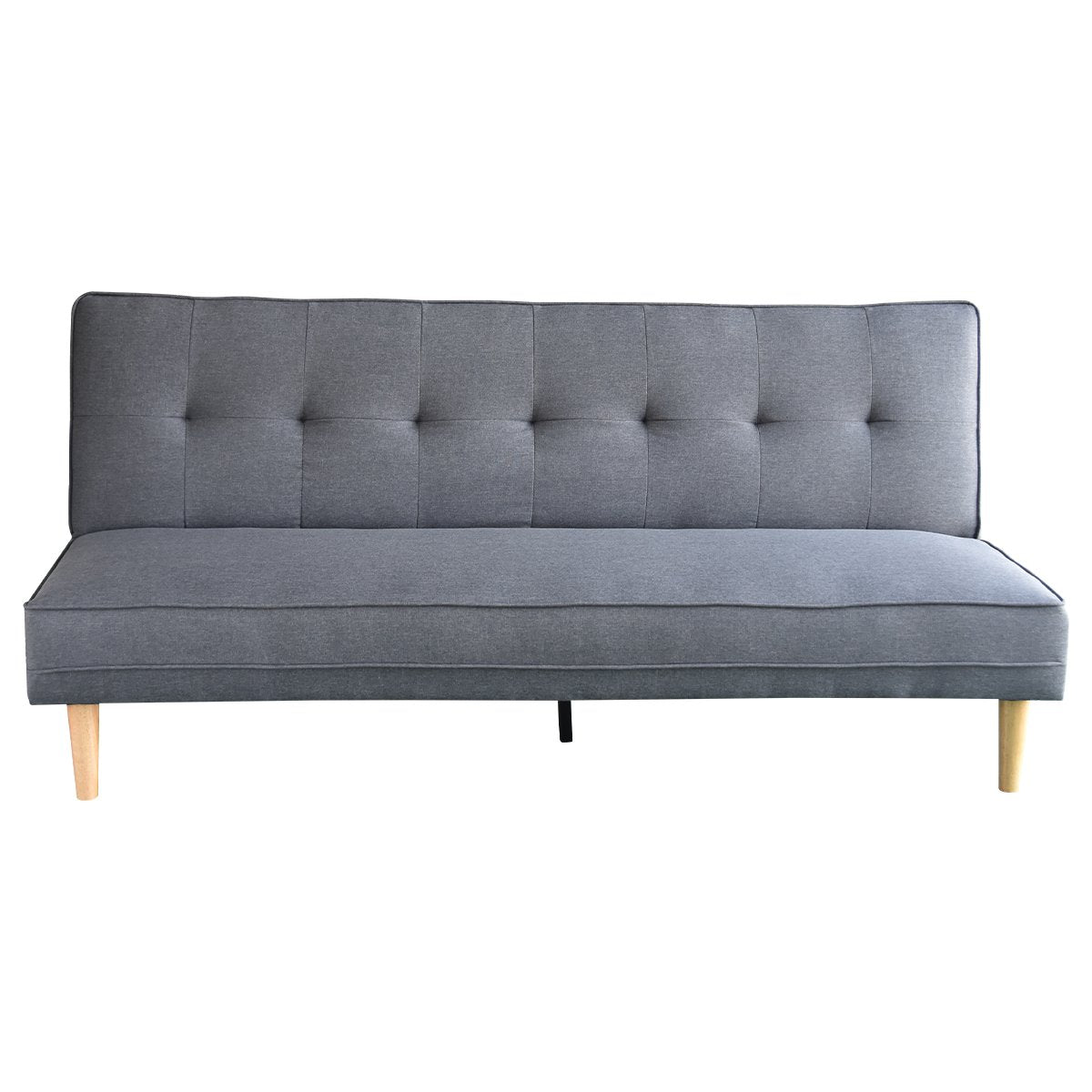 Sarantino Madison Lounge Couch Futon - Dark Grey