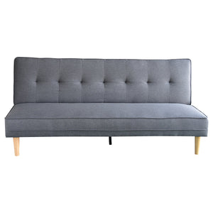 Sarantino Madison Lounge Couch Futon - Dark Grey