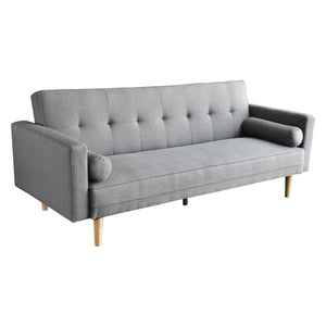 Sarantino Madison Sofa Bed - Light Grey Linen