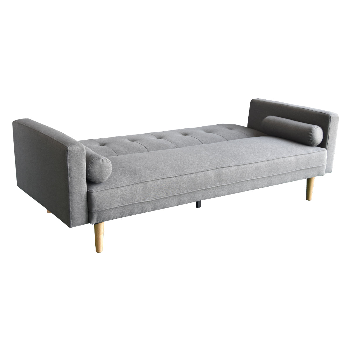 Sarantino Madison Sofa Bed - Light Grey Linen