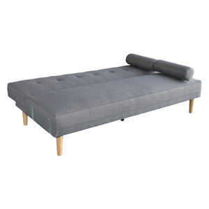 Sarantino Madison Sofa Bed - Light Grey Linen