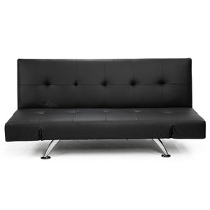 Sarantino Brooklyn Sofa Bed - Adjustable, Black