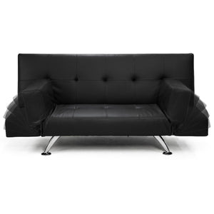 Sarantino Brooklyn Sofa Bed - Adjustable, Black