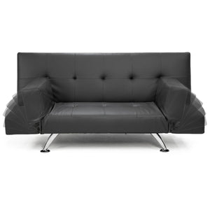 Sarantino Brooklyn Sofa Bed - Adjustable, Black