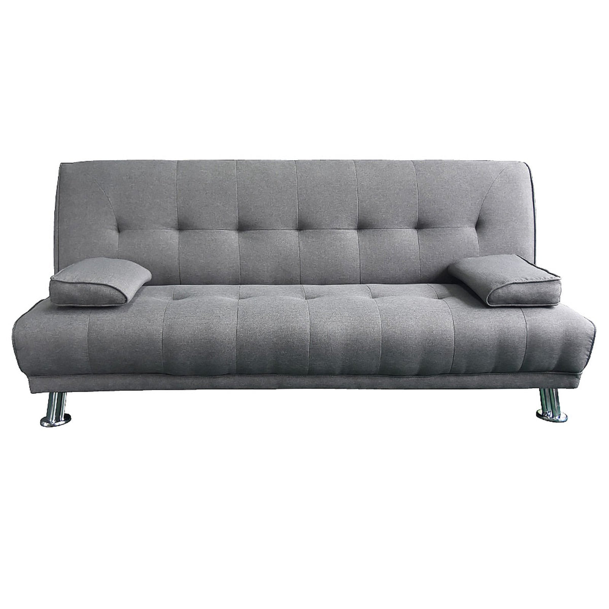 Sarantino Manhattan Sofa Bed - Light Grey Linen