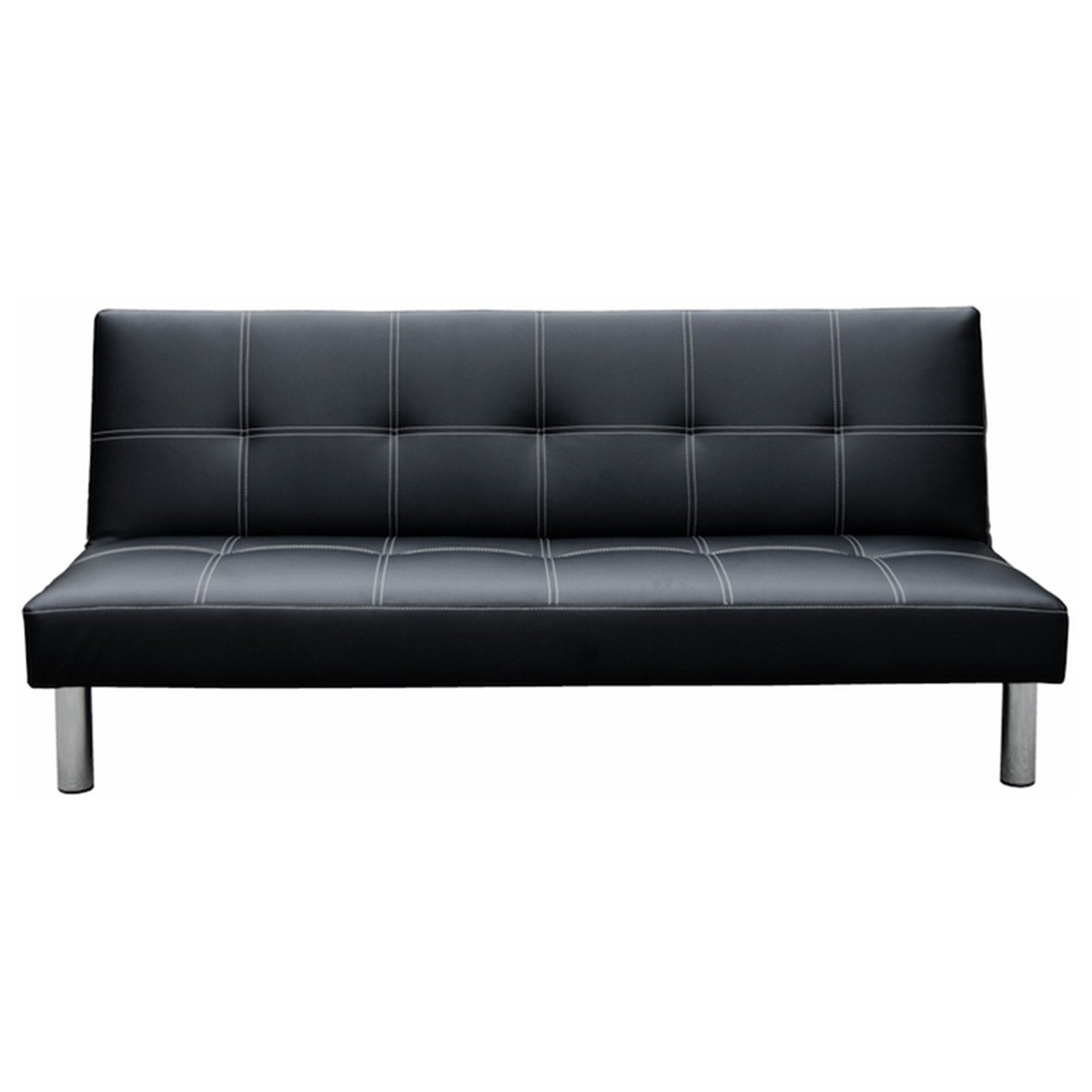 Modular Chelsea Sofa Bed Faux Leather Lounge Couch Furniture Suite by Sarantino