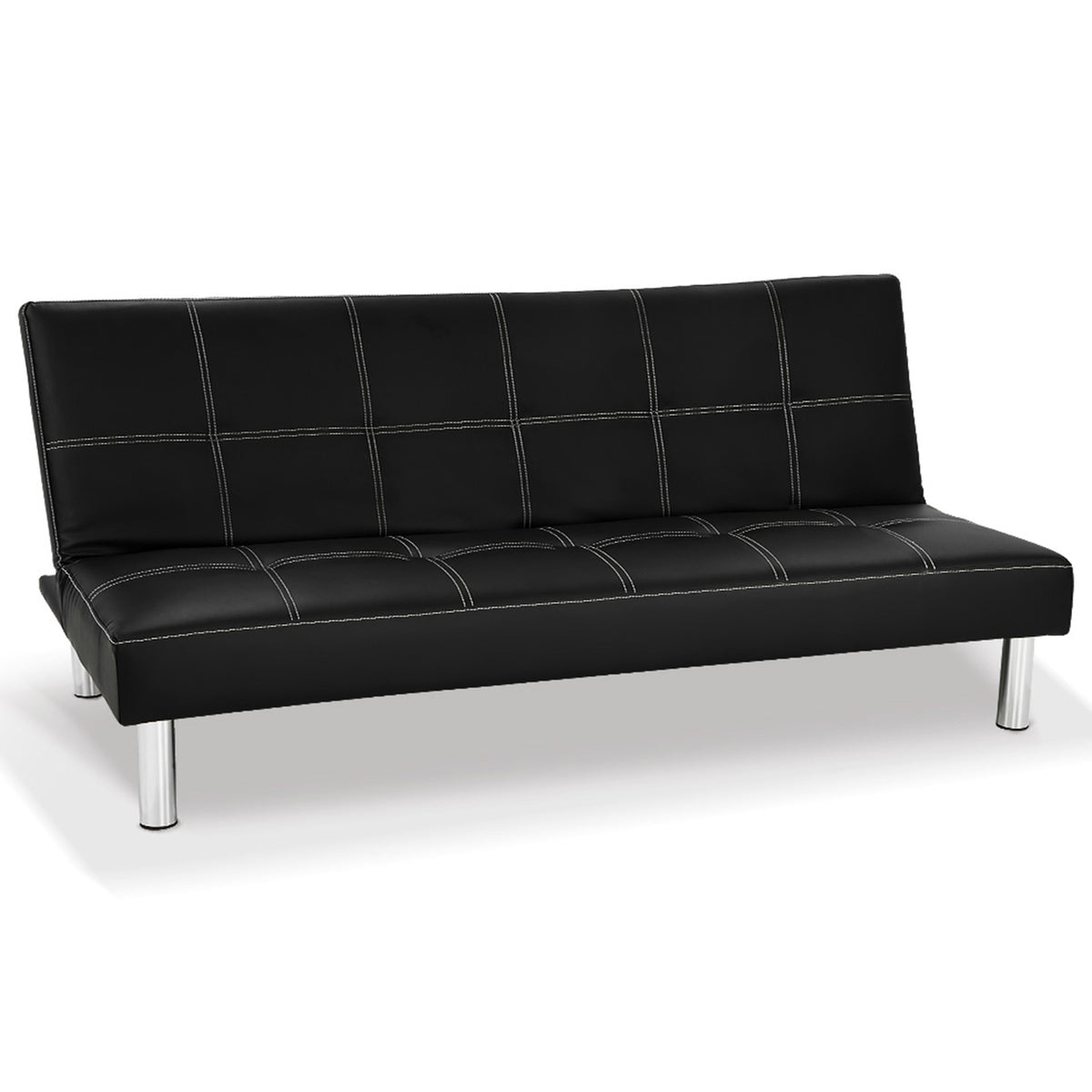 Modular Chelsea Sofa Bed Faux Leather Lounge Couch Furniture Suite by Sarantino