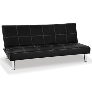 Modular Chelsea Sofa Bed Faux Leather Lounge Couch Furniture Suite by Sarantino