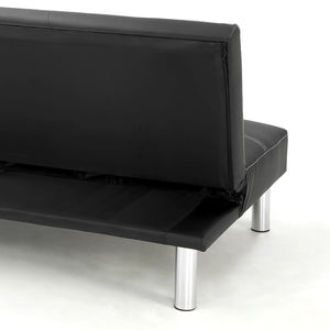 Modular Chelsea Sofa Bed Faux Leather Lounge Couch Furniture Suite by Sarantino