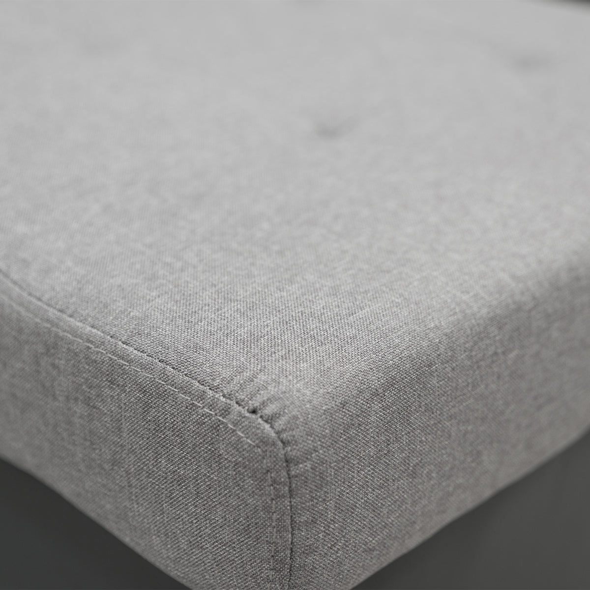 Modular L-shaped Grey Linen Corner Sofa Couch Lounge Furniture by Sarantino