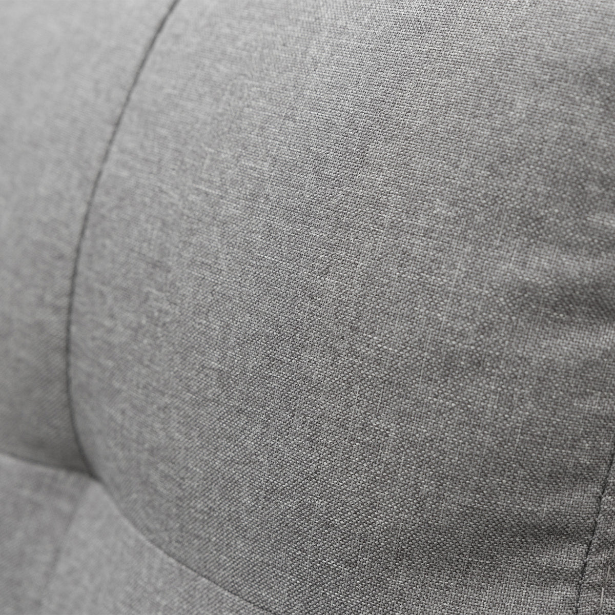 Modular L-shaped Grey Linen Corner Sofa Couch Lounge Furniture by Sarantino