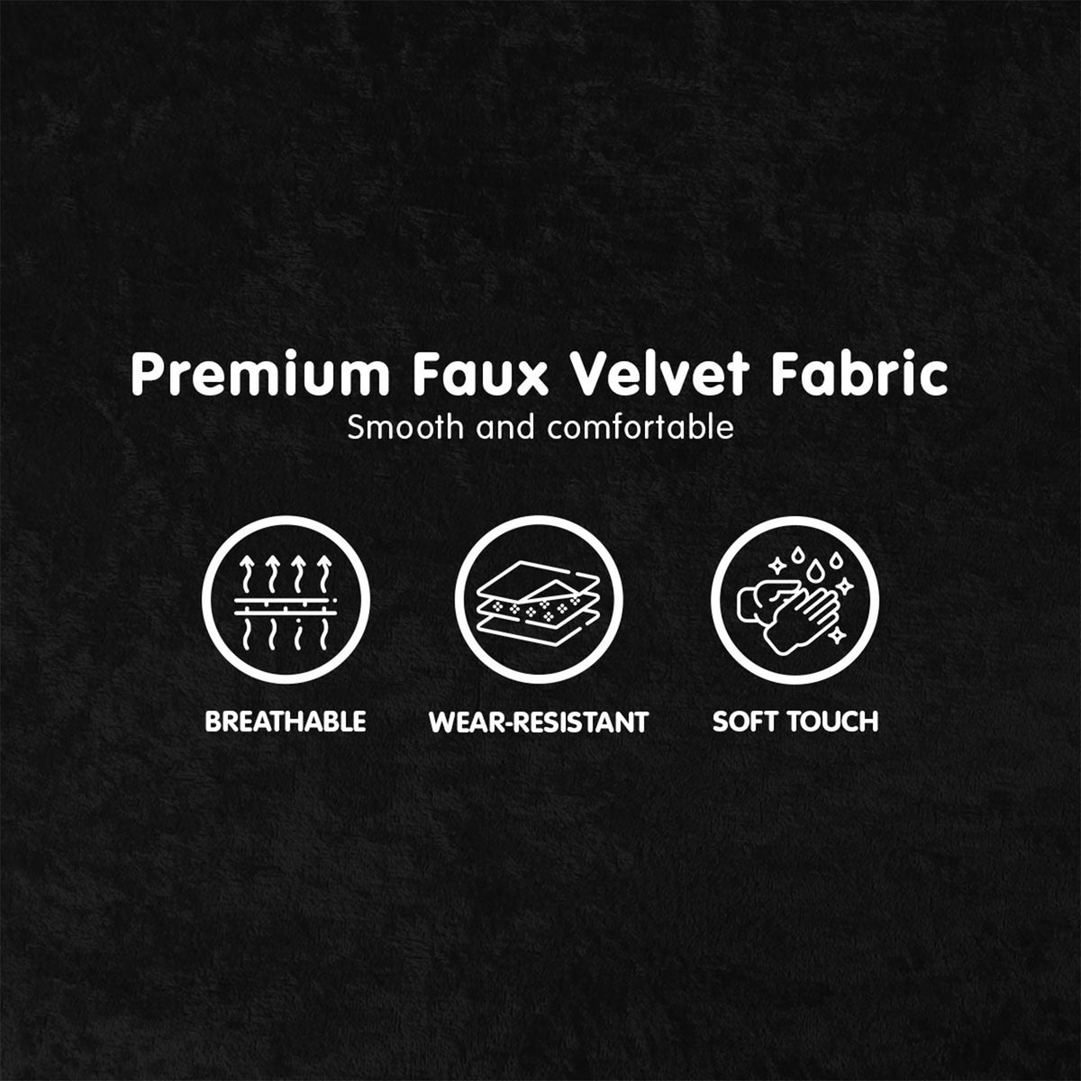 Sarantino Black Adjustable Chair Single Sofa Bed | Faux Velvet