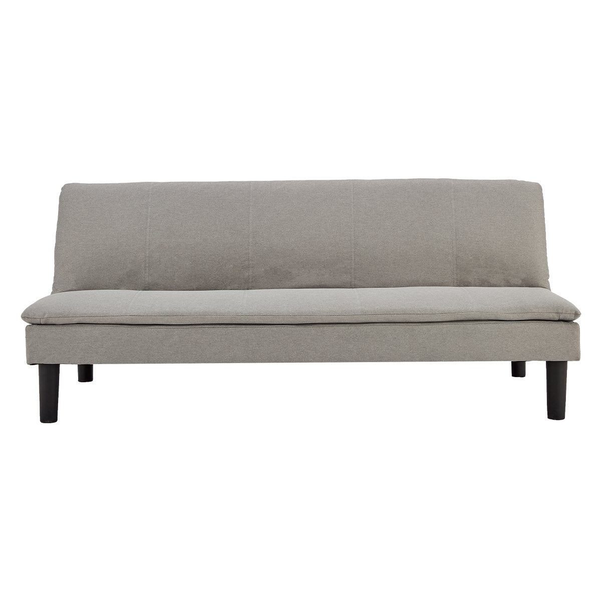 Sarantino 3-Seater Modular Linen Sofa Bed | Light Grey