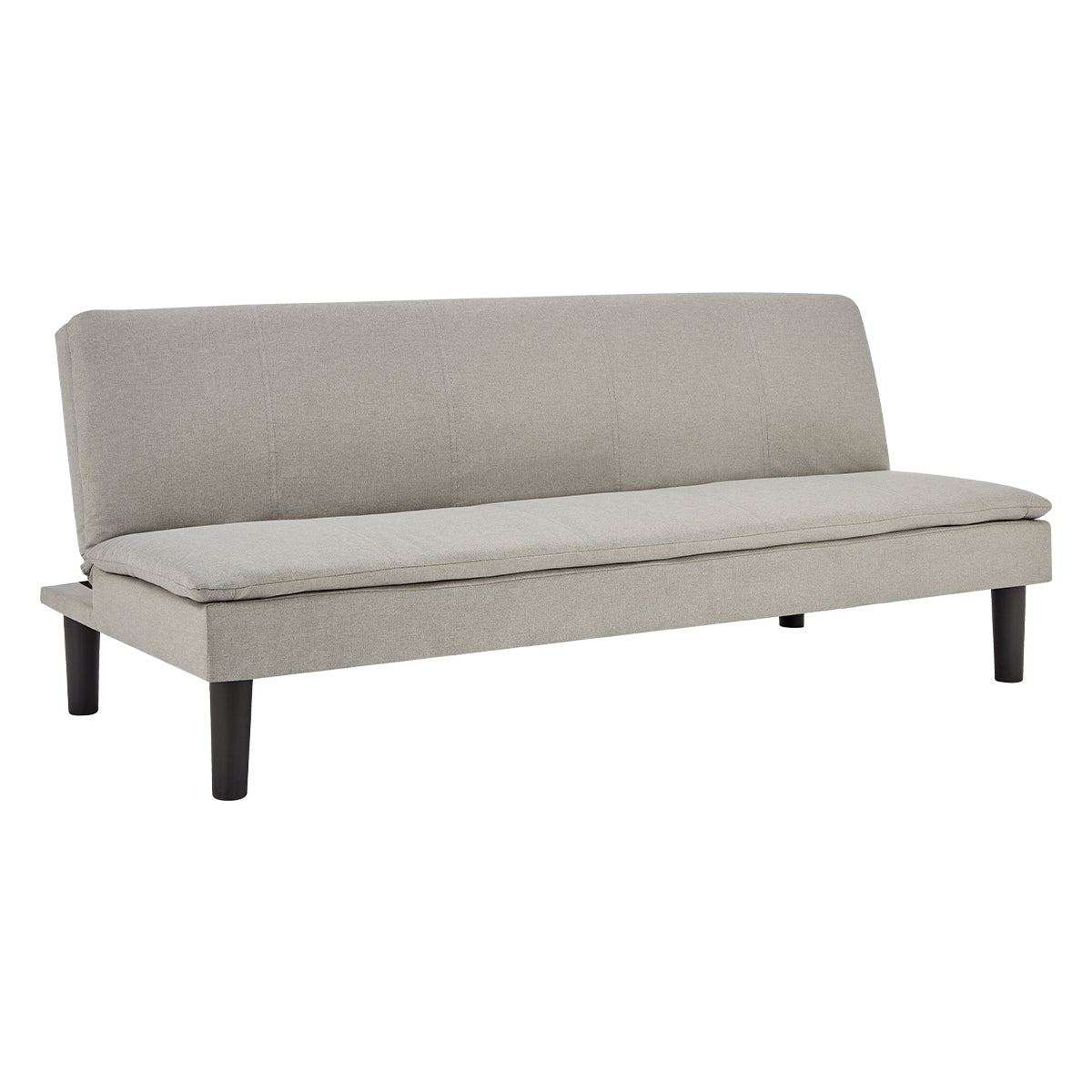 Sarantino 3-Seater Modular Linen Sofa Bed | Light Grey