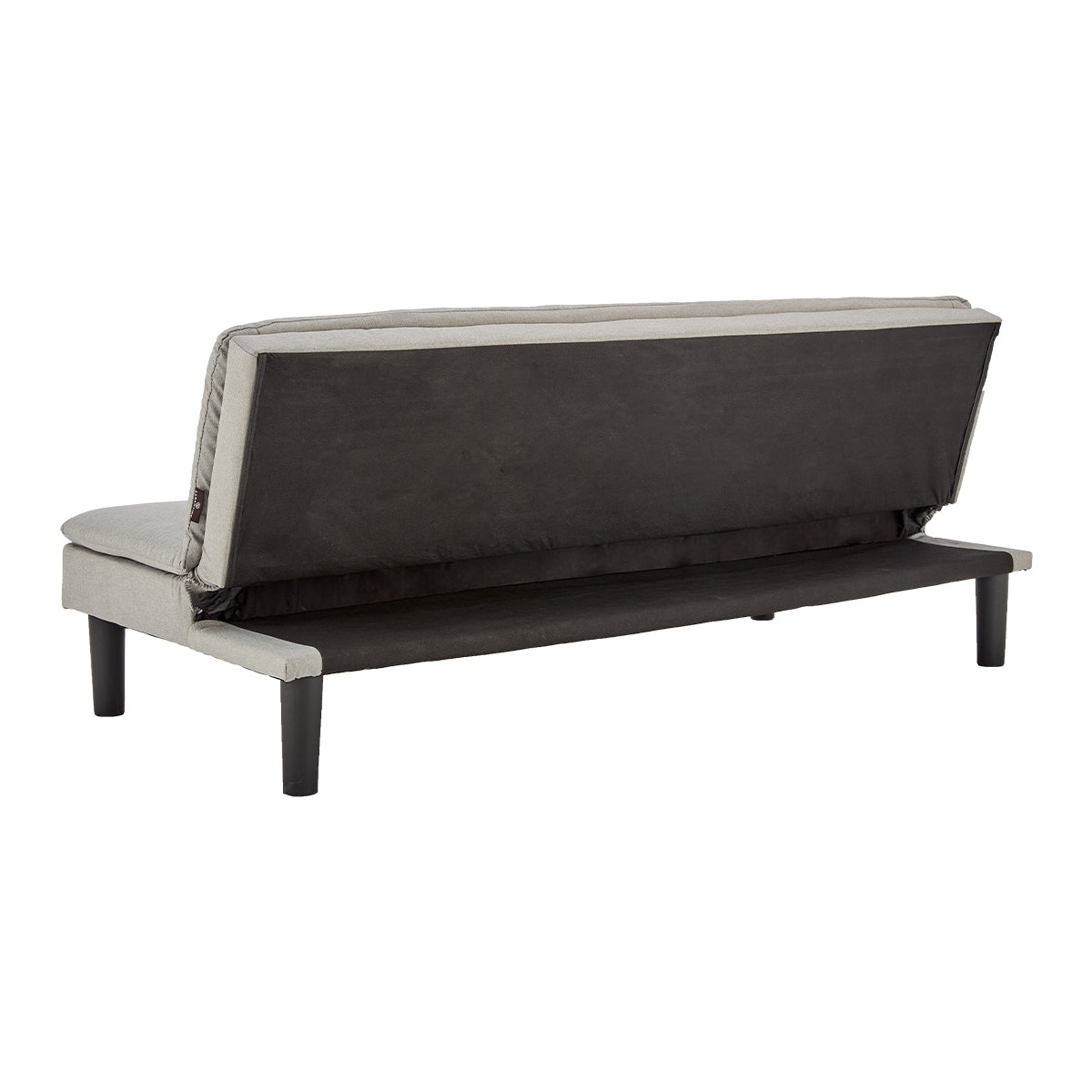 Sarantino 3-Seater Modular Linen Sofa Bed | Light Grey
