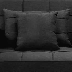 Sarantino Suri 3-in-1 Convertible Lounge Chair Bed - Black | Sleek and Functional