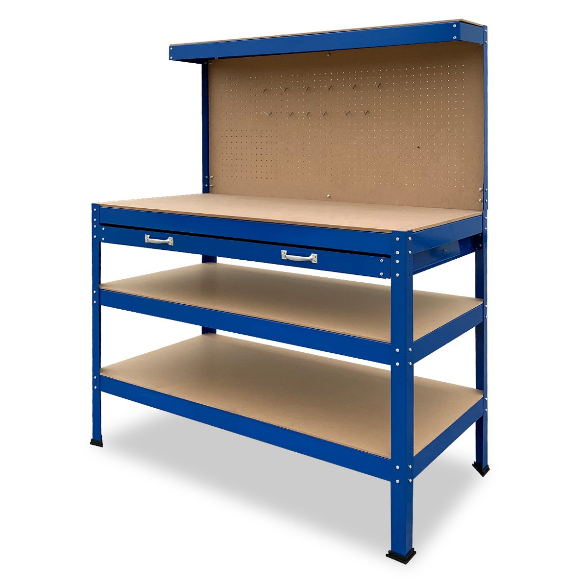 3-layered Work Bench Garage Storage Table Tool Shop Shelf | KARTRITE
