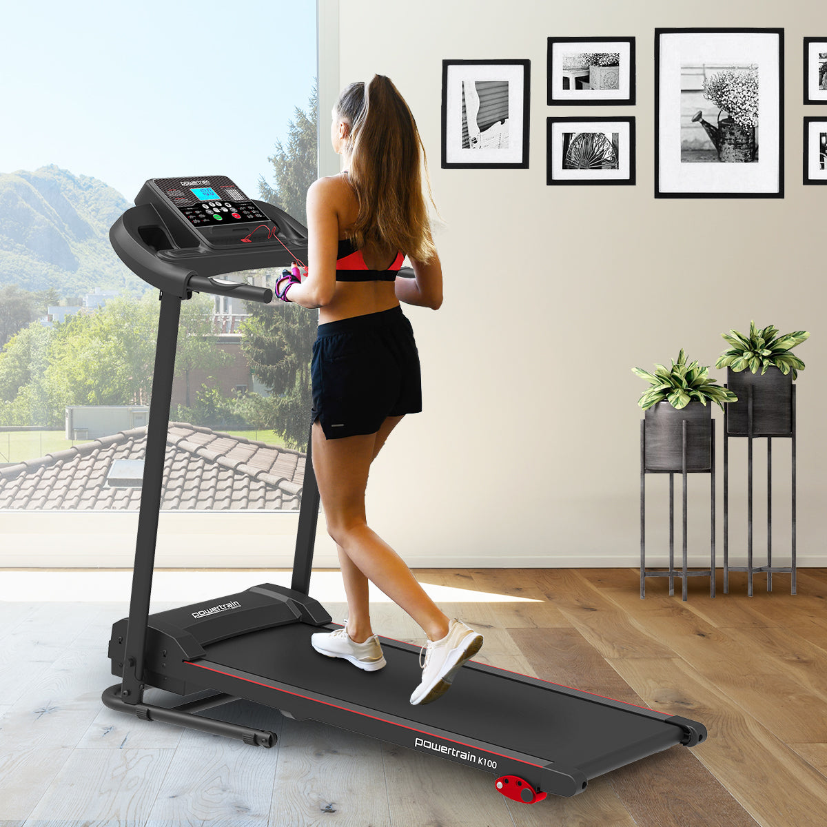 Foldable Electric Treadmill | K100 | Home Gym Cardio Equipment | Powertrain