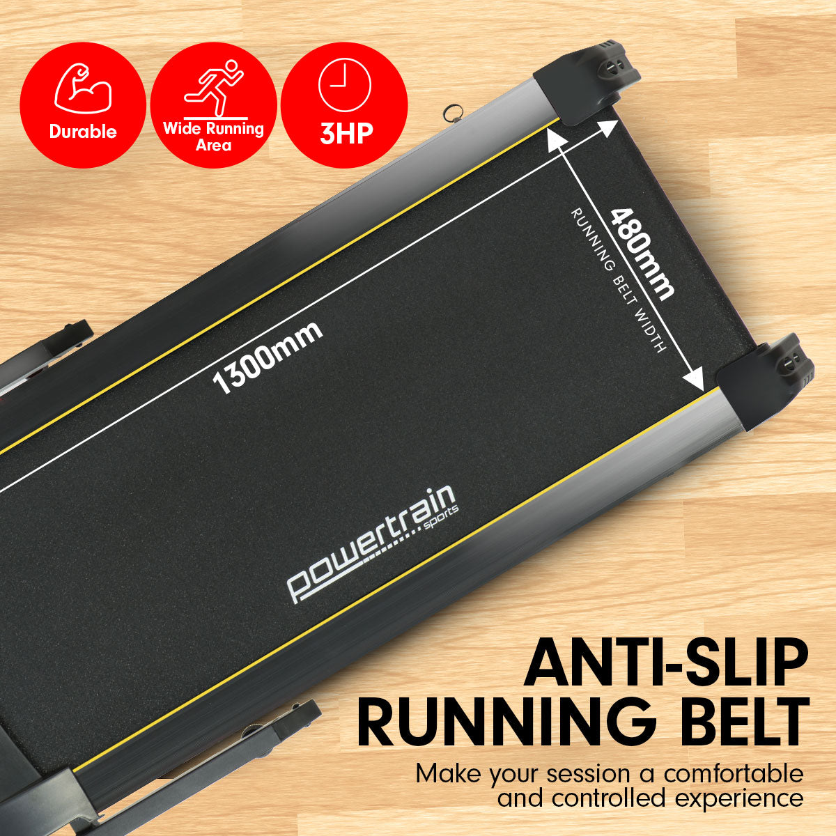 Foldable Treadmill with Fan, Auto Incline, and Speed up to 22km/h | Ideal for Home Gym Cardio | Model: K2000