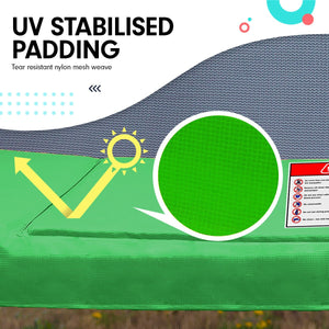 Kahuna Outdoor Rectangular Trampoline | Safety Enclosure | 8ft x 11ft