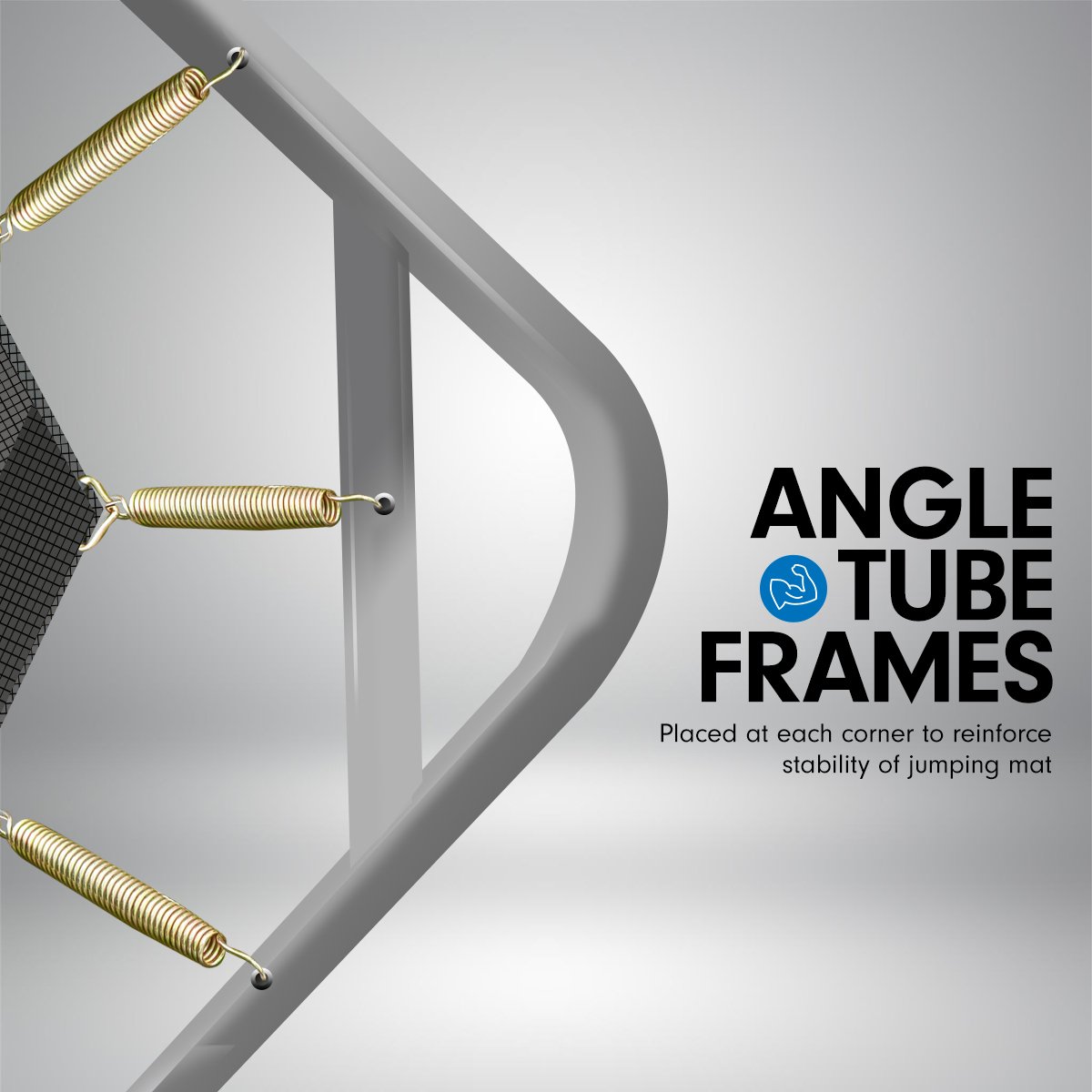 Outdoor Rectangular Rainbow Trampoline - 6ft x 9ft | Safety Enclosure by Kahuna