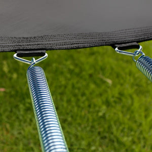 8ft Trampoline Free Ladder Spring Mat Net Safety Pad Cover Round Enclosure Blue