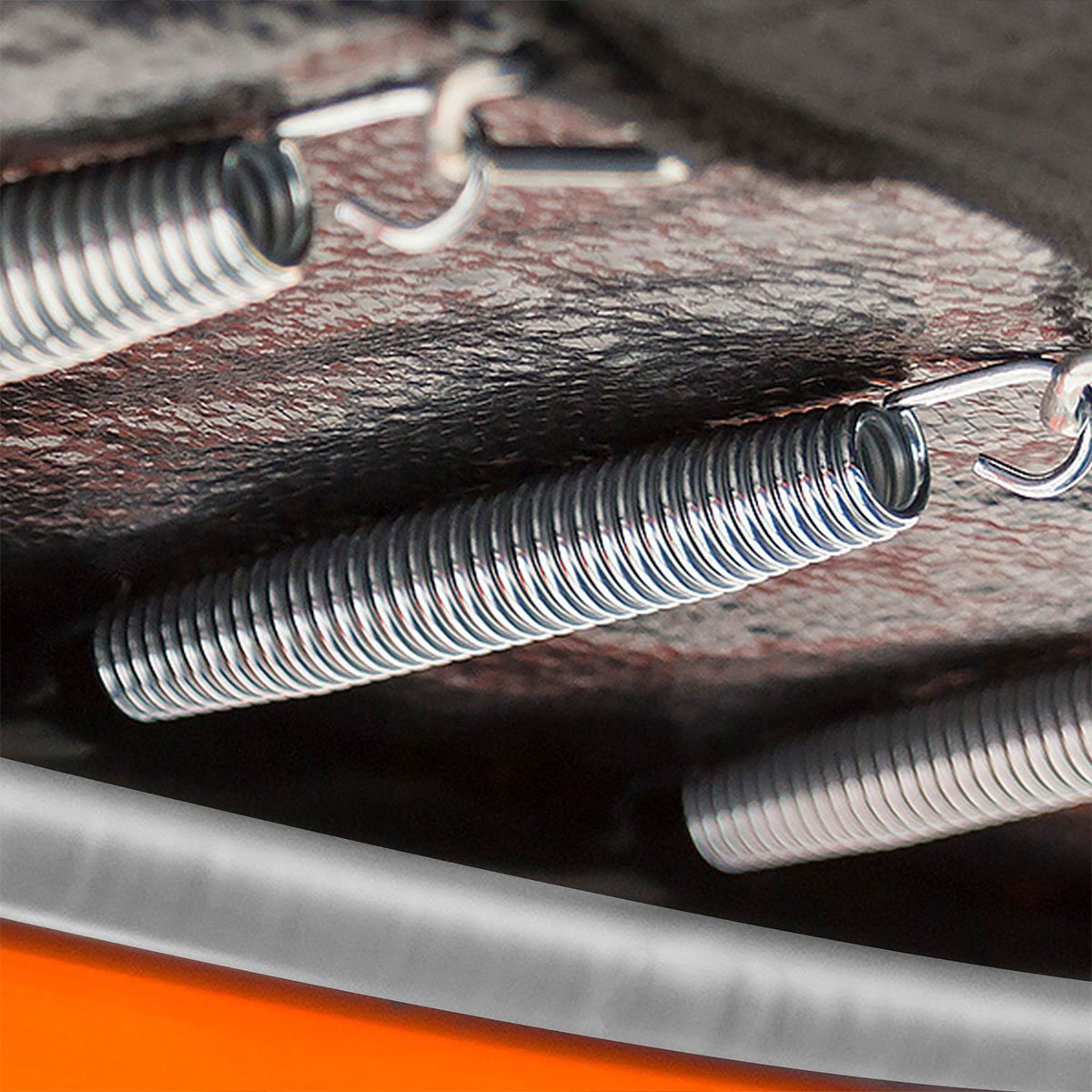 Outdoor Trampoline - 10ft | Kids Children With Safety Enclosure, Mat, Pad, Net, Ladder, Basketball Hoop Set - Orange