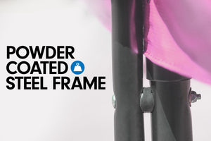 Trampoline - 14ft | Free Ladder, Spring Mat, Net, Safety Pad Cover, Round Enclosure - Pink